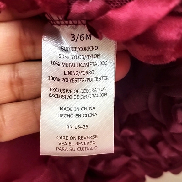 Baby formal  holiday dress - Picture 3 of 4